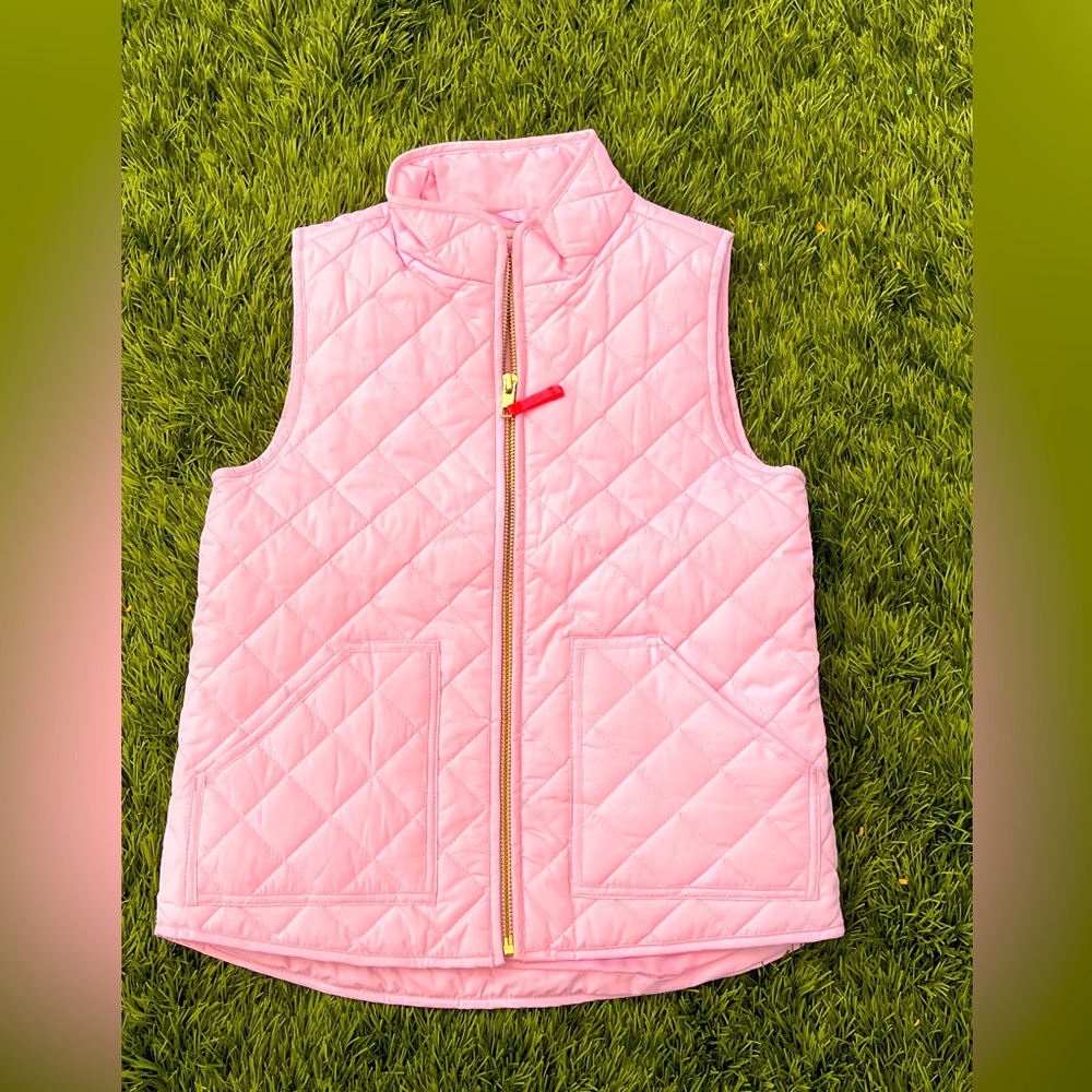 Crewcuts Pink Quilted Vest